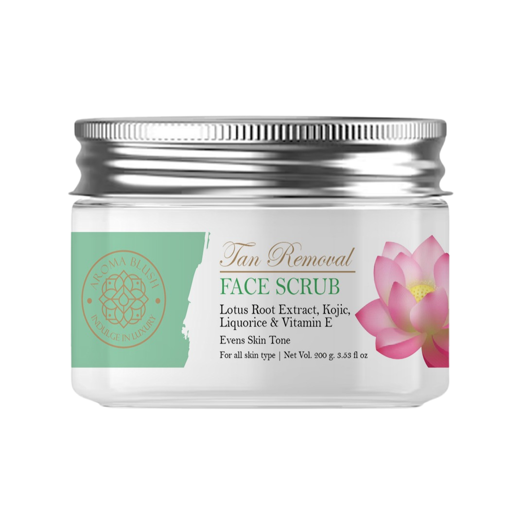 AROMA BLUSH TAN REMOVAL FACE SCRUB 200 GMS
