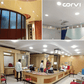 CORVI LED Flat 8Q Square 20W | Compact & Driverless False Ceiling Light | Dimmable with Backlit Technology for Maximum Output | Easy White 4000K (Pack of 5)