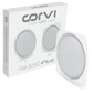 CORVI LED Flat 8Q Square 20W | Compact & Driverless False Ceiling Light | Dimmable with Backlit Technology for Maximum Output | Warm White 3000K (Pack of 2)