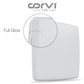 CORVI LED Surface 6S Square 15W | Dimmable, Driverless Ceiling Panel Light | Slim, Full Glow, No False Ceiling Required |  White 5700K (Pack of 5)