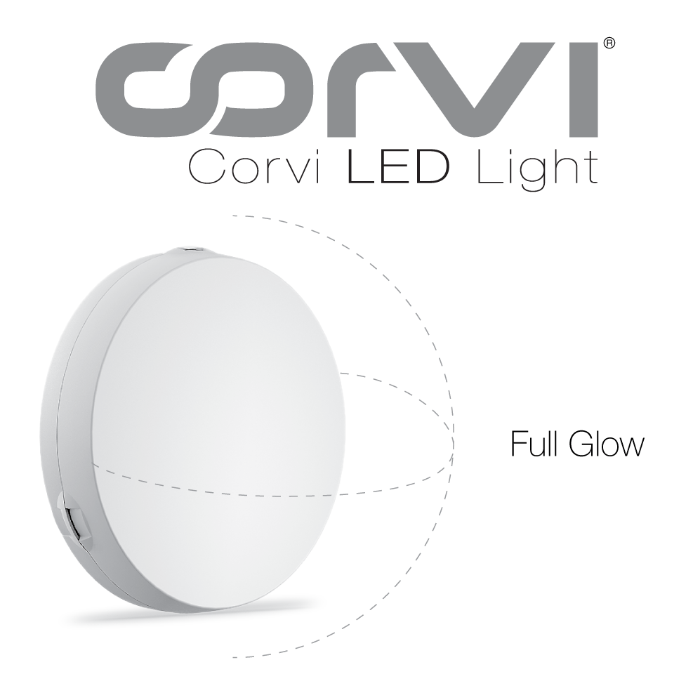 CORVI LED Surface 6 Round 15W | Dimmable & Driverless Ceiling Panel Light | Full Glow, No False Ceiling Required | Slim & Compact |  White 5700K (Pack of 2)