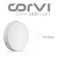 CORVI LED Surface 6 Round 15W | Dimmable & Driverless Ceiling Panel Light | Full Glow, No False Ceiling Required | Slim & Compact | Warm White 3000K (Pack of 10)