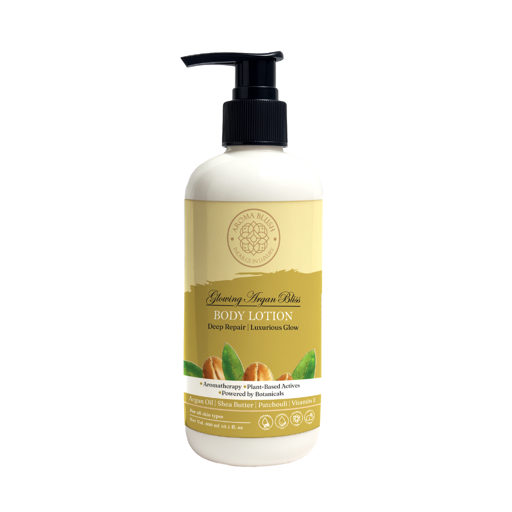 AROMA BLUSH  Glowing Argan Bliss body lotion 300ML