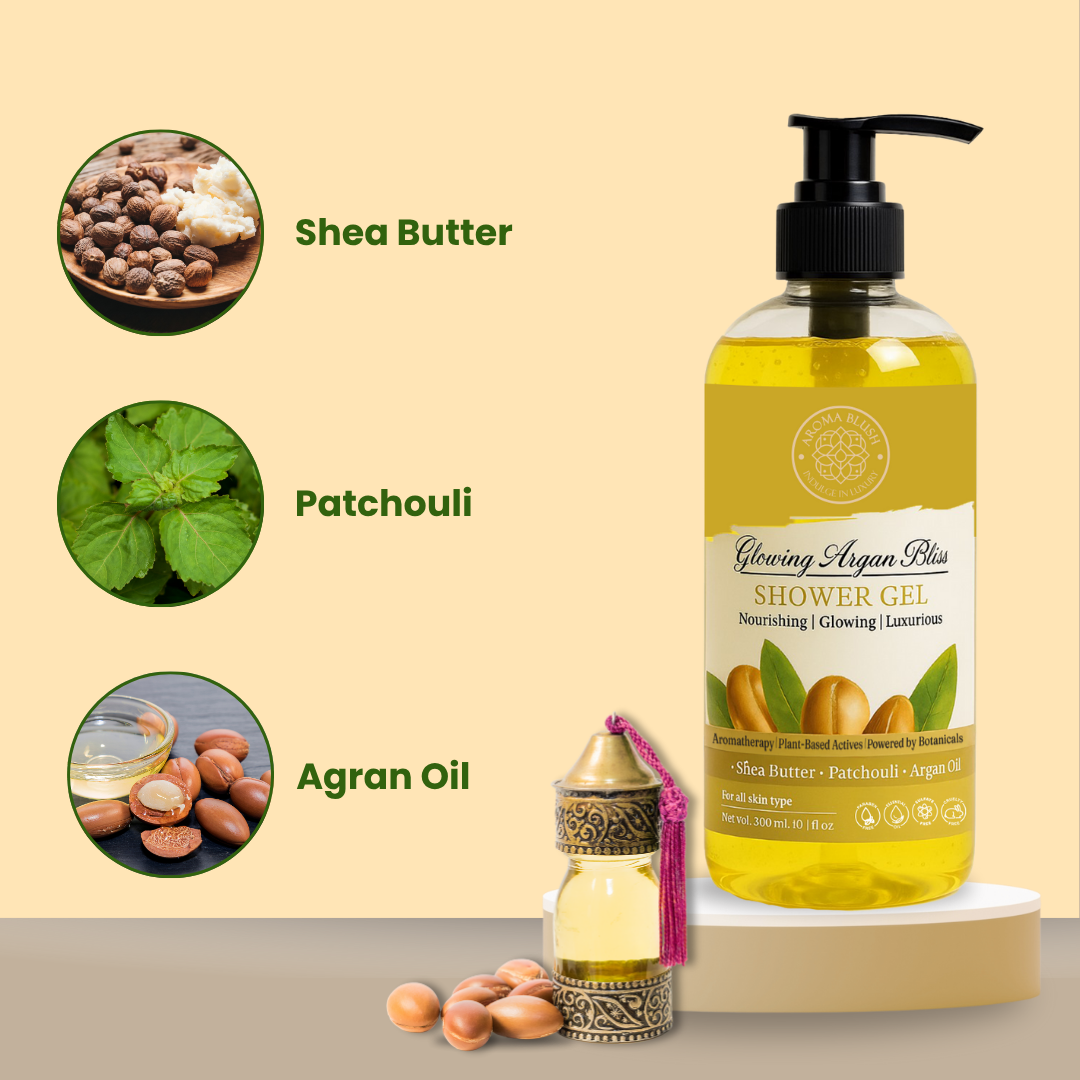AROMA BLUSH Glowing Argan Bliss shower gel 300ML