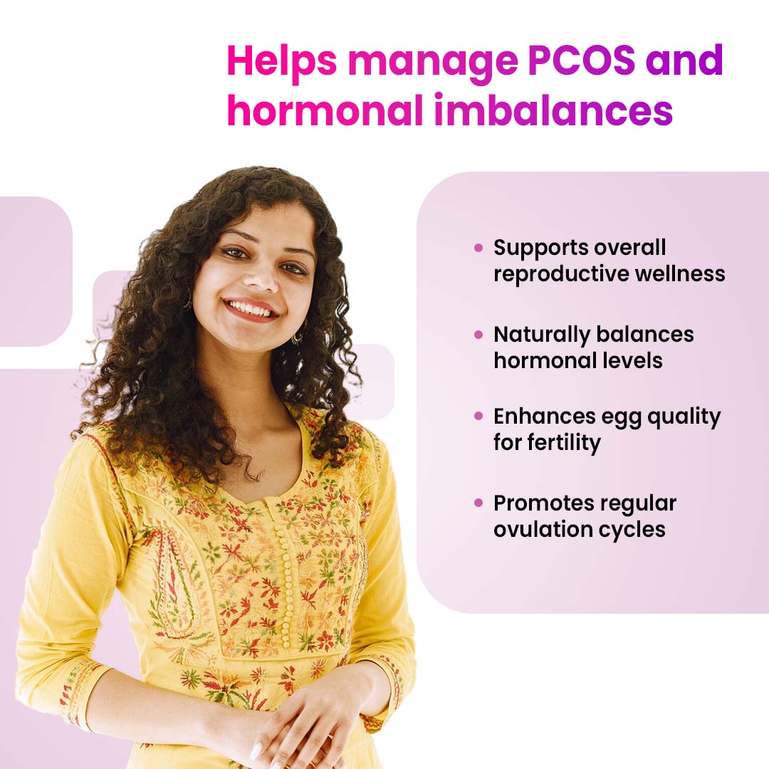 Cratus Right Nutrition - PCOS Tablets | Hormonal Balancing and Fertility Support | Designed for Effective PCOS Management | Helps Regulate Menstrual Cycles and Boost Metabolic Health | 60 Tablets