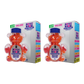 Happi Kidz Multivitamin Gummies For Kids - (60 Count Gummy Bears) - with 16 essential vitamins and minerals - Supports Growth and Immunity -Orange & Strawberry - Children above 2 years (Pack of 2)