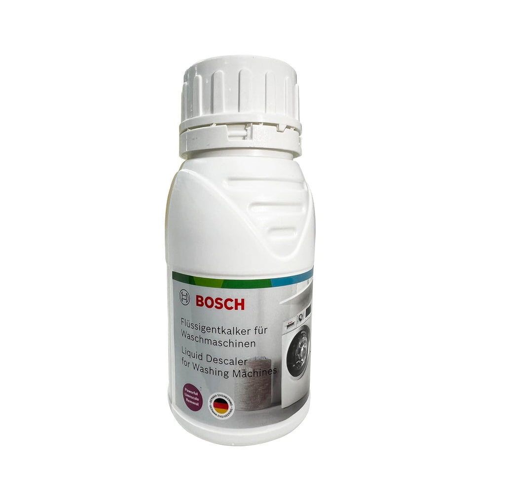 Bosch Liquid Descaler for Washing Machine – 200ml and Bosch Front Load Laundry Detergent Lavender Fragrance - 1 L, Combo Pack of 2