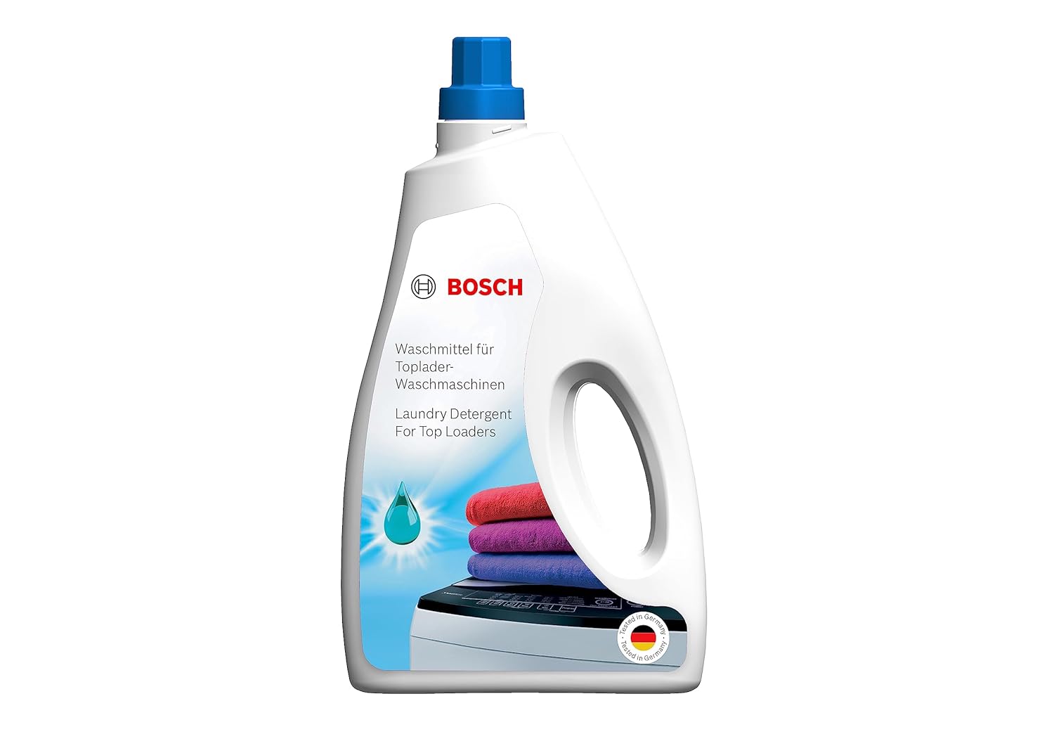 Bosch Top Load Washing Machine Liquid Detergent - 1.8 L and Bosch Liquid Descaler for Washing Machine – 200ml, Combo Pack of 2