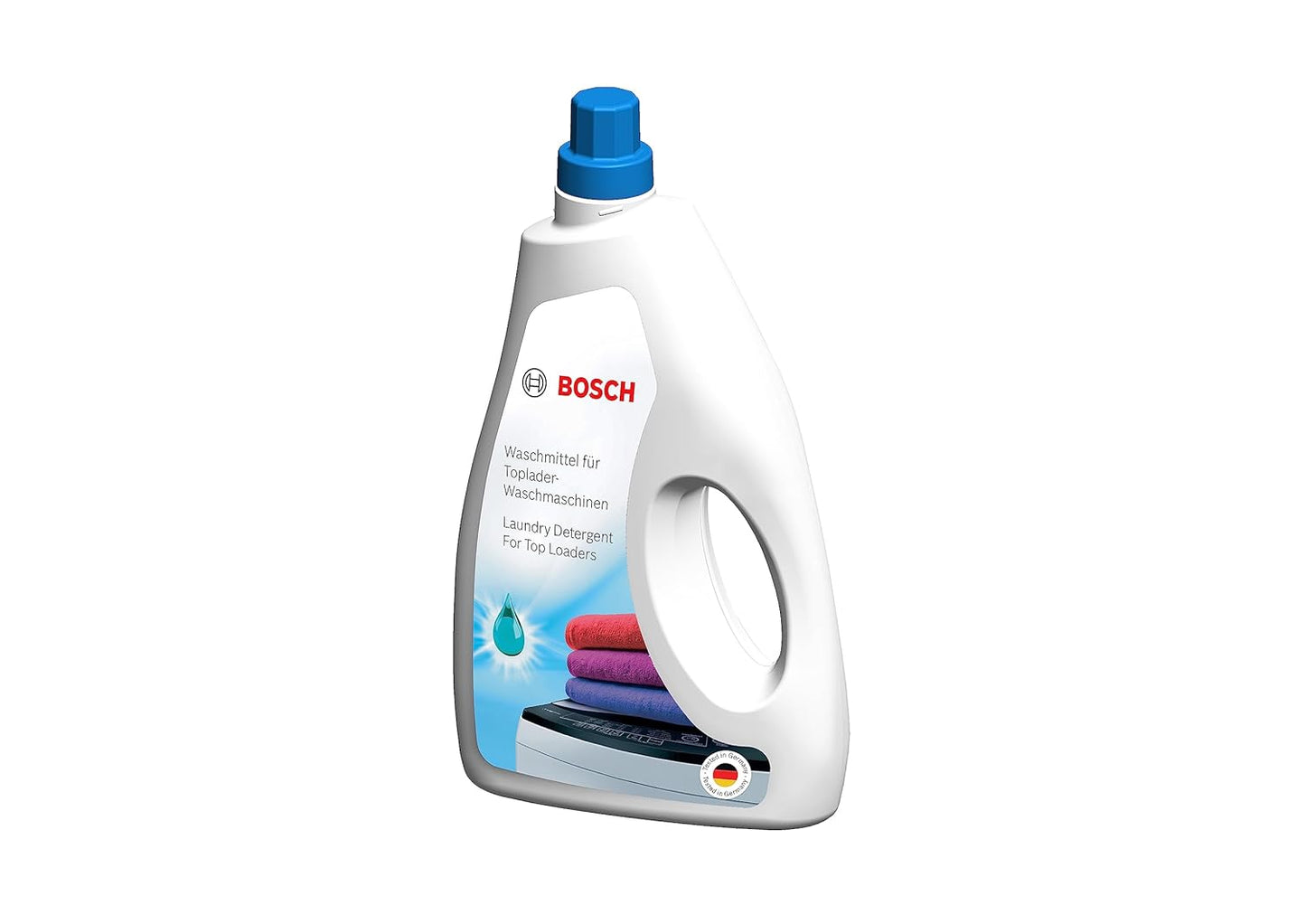 Bosch Top Load Washing Machine Liquid Detergent - 1.8 L and Bosch Liquid Descaler for Washing Machine – 200ml, Combo Pack of 2