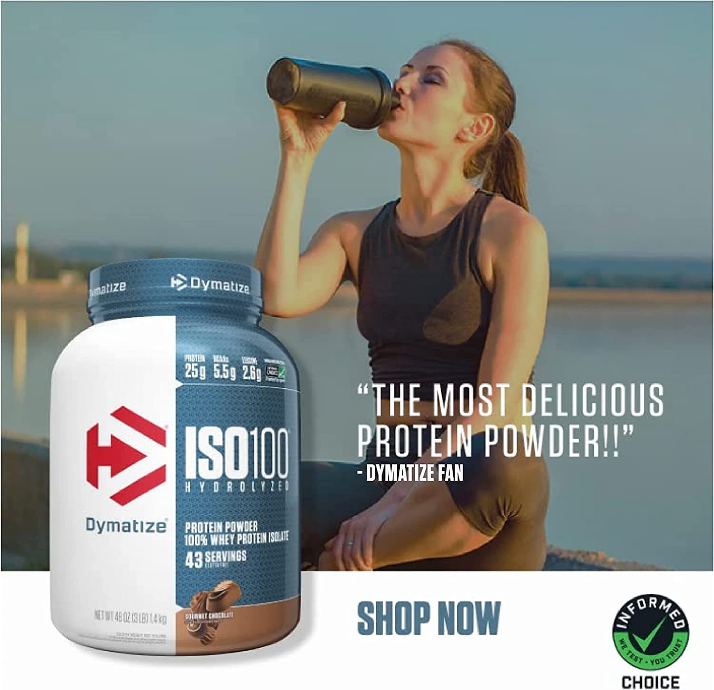 Dymatize Nutrition ISO 100 - 5 Lbs (Birthday Cake)