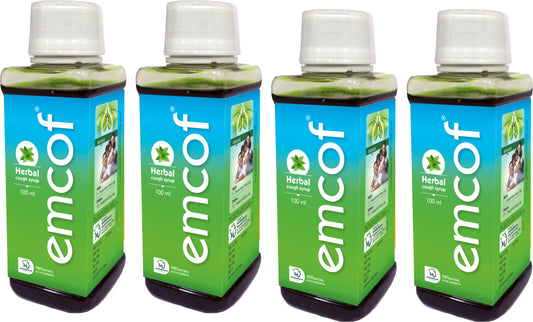 Medopharm Wellness Emcof herbal cough syrup 100ml (Pack of 4)