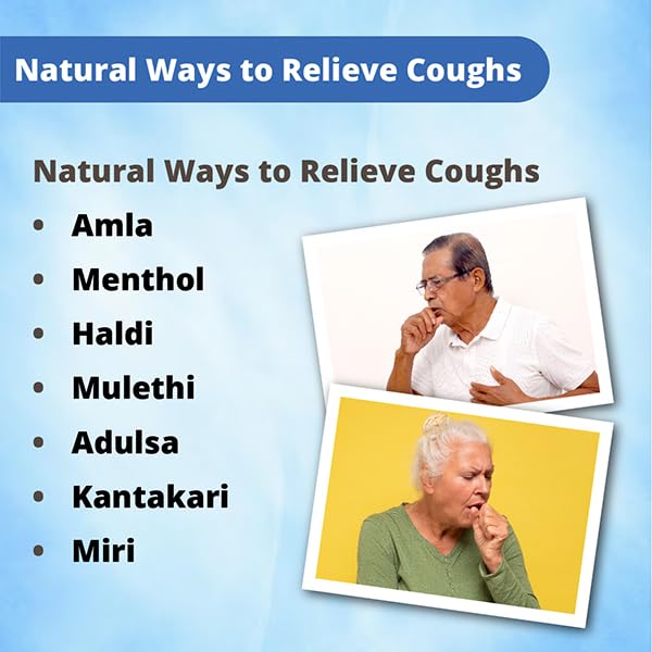 Emcof Ayurvedic Sugar-Free Cough Syrup: Relieve Your Cough Naturally with Our Herbal Formula - Buy Now for Fast Relief! (Pack of 6)