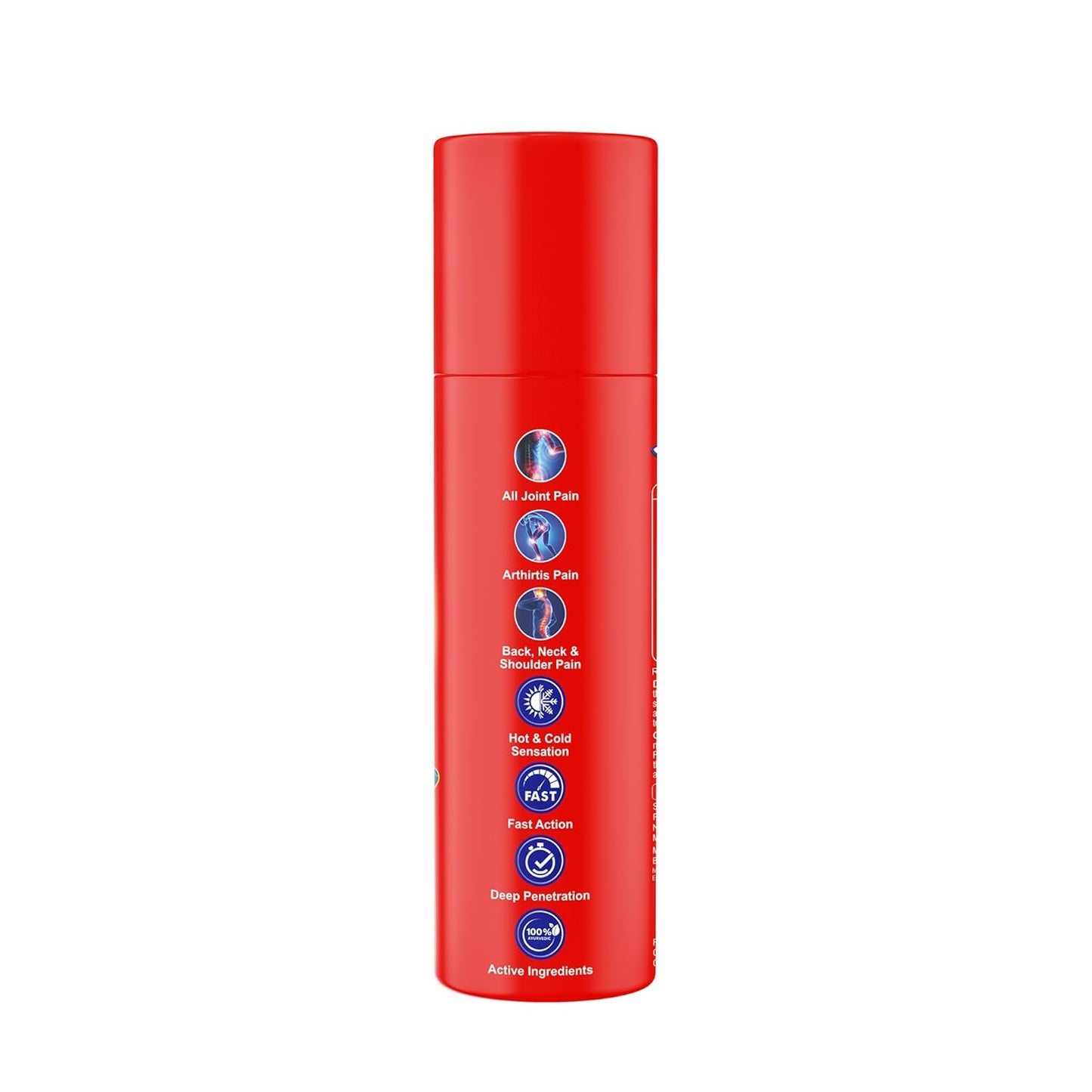 Medopharm Wellness Supergin Fast Pain Relief Spray - 50ml (Pack of 3+1) | Instant Relief for Sprains, Muscle, Back, Joint, Shoulder, and Knee Pain Stain-Free Spray | Ideal for Sports & Gym Injuries