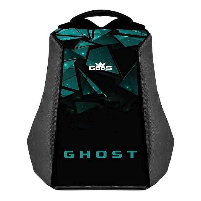GODS Ghost Glass Anti Theft 15.6 inch Polyester Laptop Tech Backpack(25 Ltrs, Black)