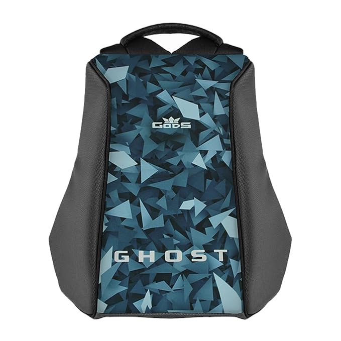 GODS Ghost Icewalker Anti Theft 15.6 inch Polyester Laptop Tech Backpack(25 Ltrs, Black)