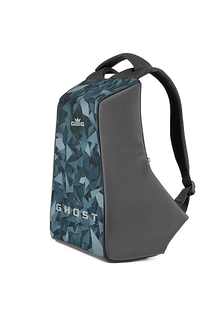 GODS Ghost Icewalker Anti Theft 15.6 inch Polyester Laptop Tech Backpack(25 Ltrs, Black)
