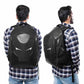 GODS Rudra 15.6 inch Polyester Travel Laptop Tech Backpack(25 Ltrs, Black)