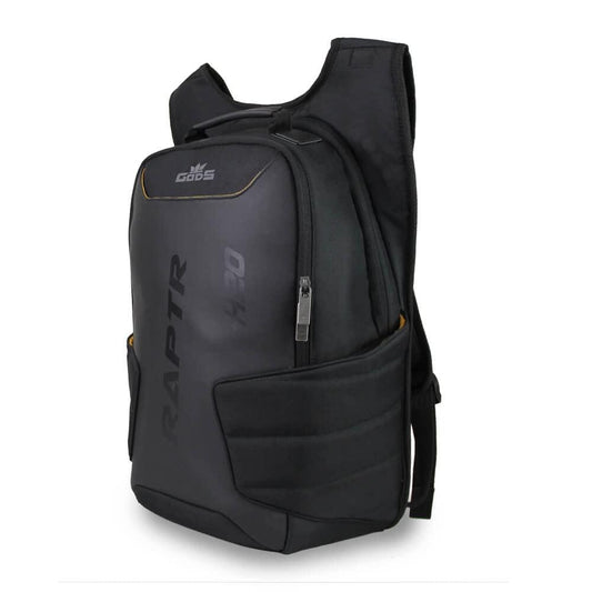 GODS Raptr H2O Hydration Backpack with 15.6 Laptop Compartment(15 Ltrs, Black)