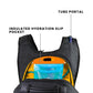 GODS Raptr H2O Hydration Backpack with 15.6 Laptop Compartment(15 Ltrs, Black)