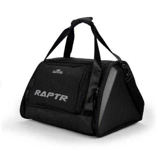 GODS RAPTR Hard Shell Travel Duffel Bag with Molded Design(40 Ltrs, Black)