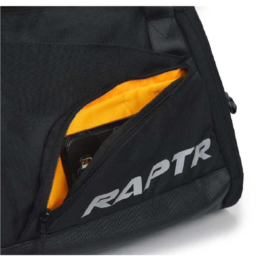 GODS RAPTR Hard Shell Travel Duffel Bag with Molded Design(40 Ltrs, Black)