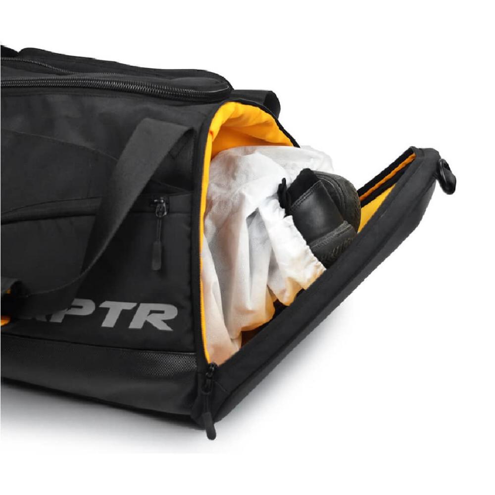 GODS RAPTR Hard Shell Travel Duffel Bag with Molded Design(40 Ltrs, Black)