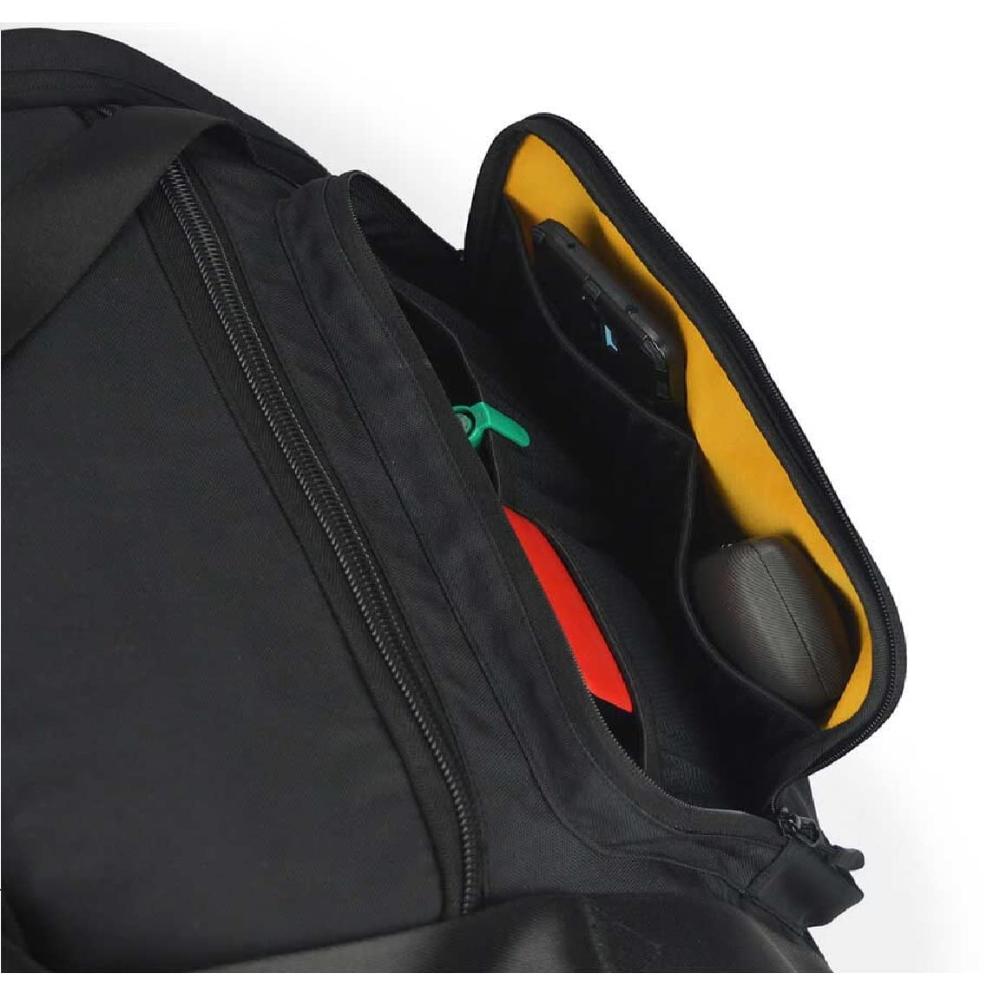 GODS RAPTR Hard Shell Travel Duffel Bag with Molded Design(40 Ltrs, Black)