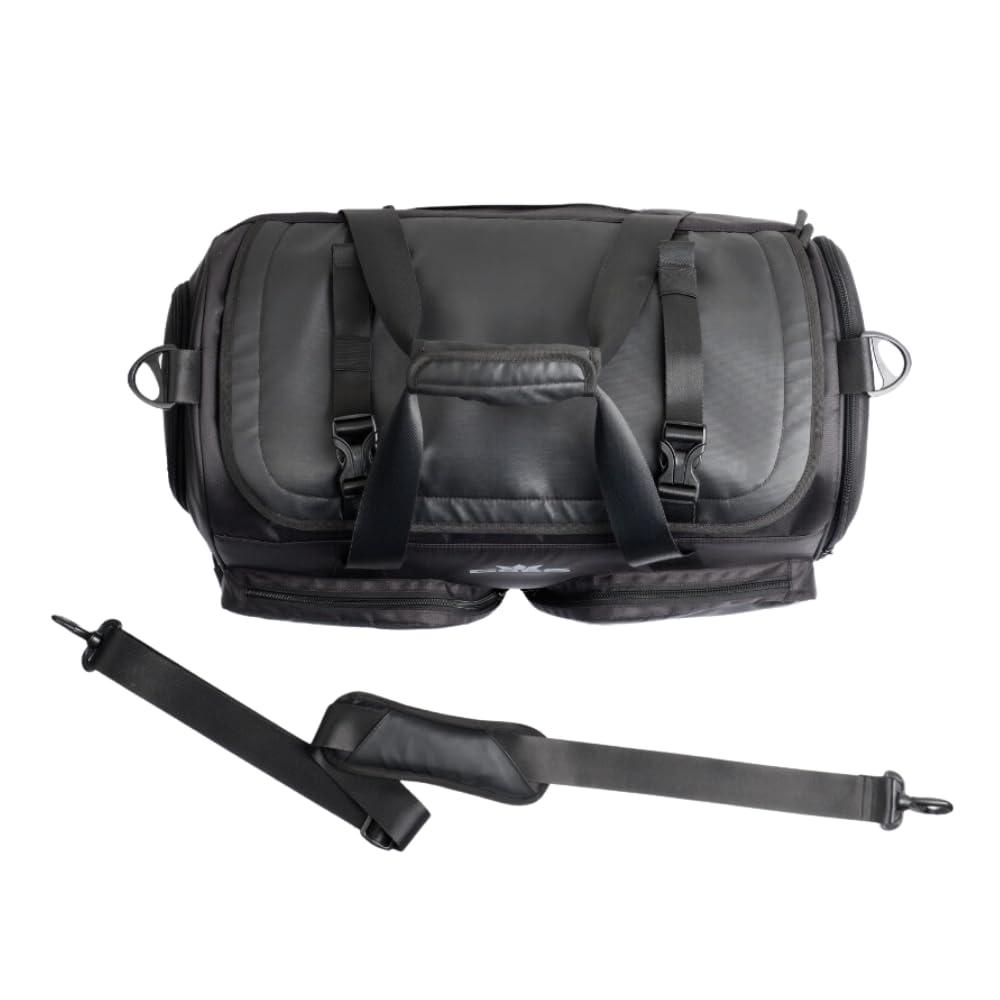 GODS Capo Travel and Gym Duffel Bag with Dedicated Shoe Compartment(40 Ltrs, Black)