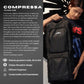 GODS Compressa compression packing cube|Compressible and Expandable Organizer(25 Ltrs, Black)
