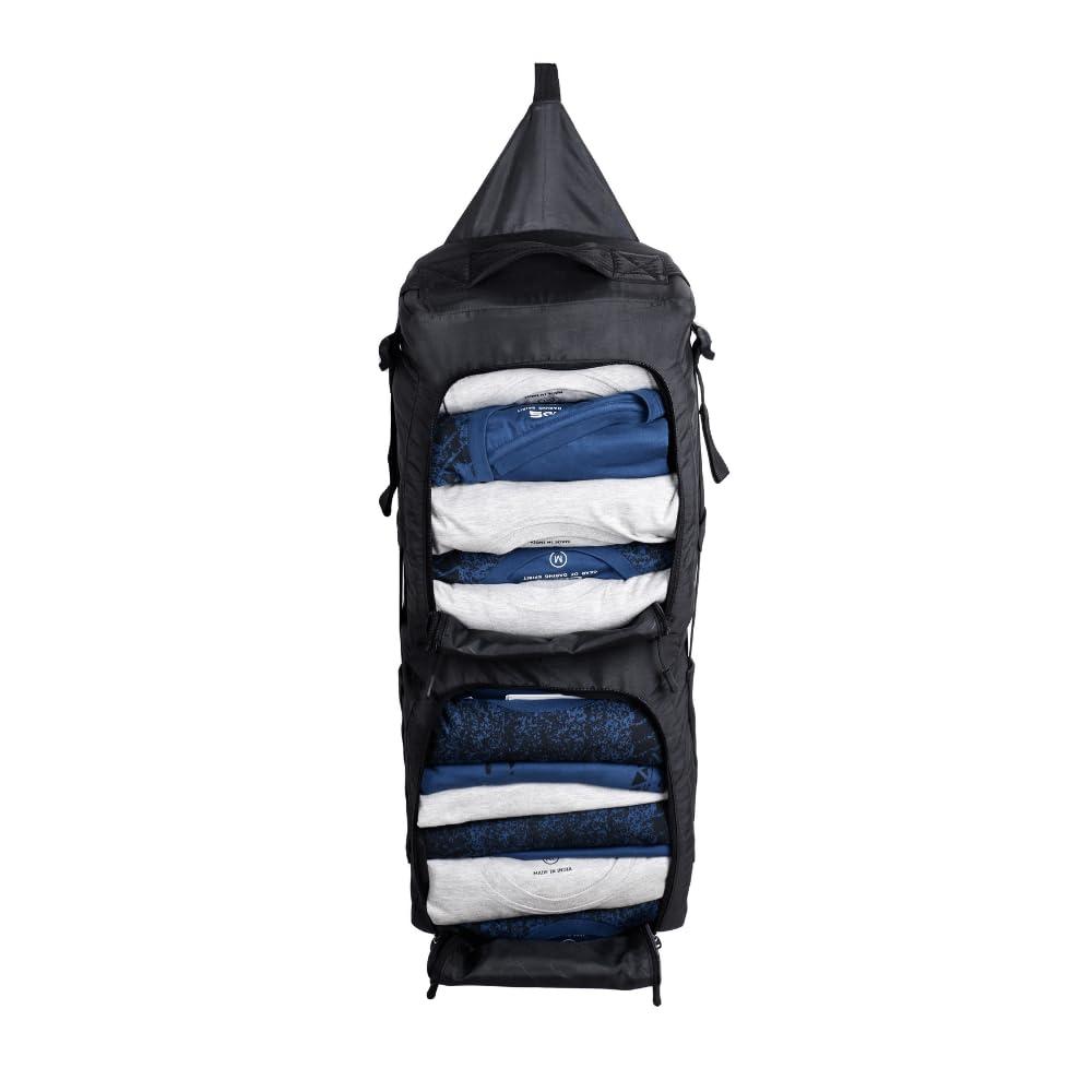 GODS Compressa compression packing cube|Compressible and Expandable Organizer(25 Ltrs, Black)