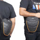 GODS Taur 4 In 1 Magnetic Tank Bag, Thigh Bag, Waist Bag & Messenger Sling Bag(2.5 Ltrs, Black)