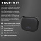 GODS Tech Kit Organiser for Cables, Chargers, Pen Drives, SD Cards, Hard Disk(Black)