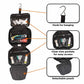 GODS Utility Kit,Toiletry kit with Clear View Compartments, Easy Carry Handle(Carbon Fibre)