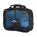 GODS Utility Kit,Toiletry kit with Clear View Compartments, Easy Carry Handle(Blue Pixels)