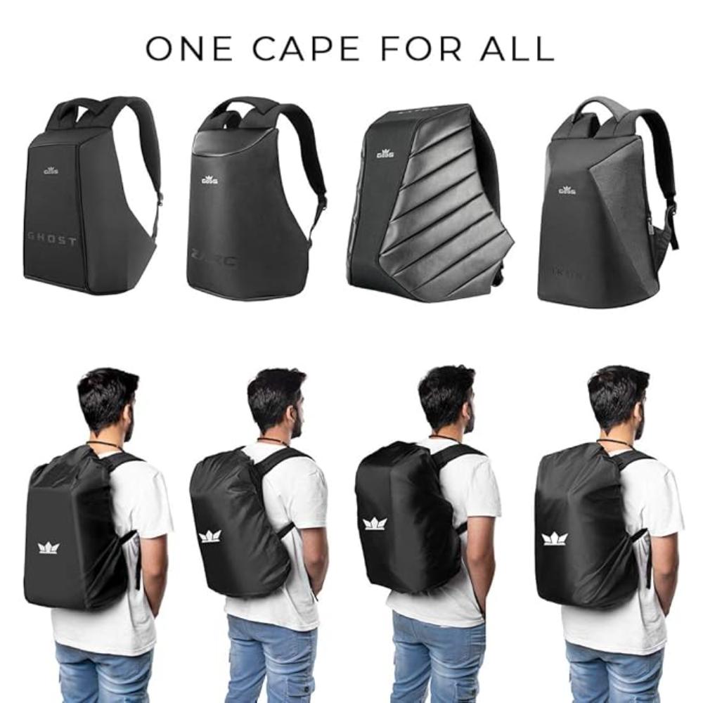 GODS Waterproof Backpack Rain Cover,No-Stitch Design to resist fluids and rain (OS,Black)