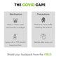 GODS Waterproof Backpack Rain Cover,No-Stitch Design to resist fluids and rain (OS,Black)