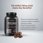 DR. HARLE Alpha Whey Protein Powder 1kg | Gold Standard Whey for Muscle Building, Rich in Amino Acids, 26g Protein, 11.9g EAA, Gluten & Sugar Free Protein Supplement - 1Kg Belgian Chocolate