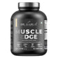 DR. HARLE's Muscle Edge Lean Muscle Mass Gainer 3kg | Weight Gainer for Men & Women | 15g Protein per Serving, Ashwagandha 500mg, Creatine 3g and 17 Vitamins & Minerals | 3kg American Icecream Flavour