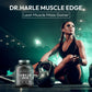 DR. HARLE's Muscle Edge Lean Muscle Mass Gainer 3kg | Weight Gainer for Men & Women | 15g Protein/Serving, Ashwagandha 500mg, Creatine 3g, Tribulus 500mg and 17 Vitamins & Minerals | 60 Servings 3kg Banana Strawberry Flavour