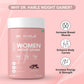 DR. HARLE Weight Gainer for Women with Aguaje Fruit Extract, 25+ Vitamins & Minerals | Curve & Muscle Enhancing Mass Gainer Supplement – Belgian Chocolate Flavor, 500g Weight Gain Protein Powder for Females