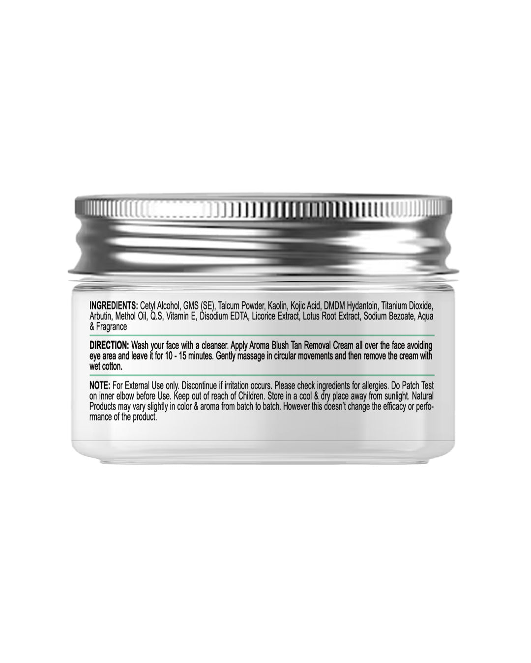 AROMA BLUSH TAN REMOVAL FACECREAM 200GMS