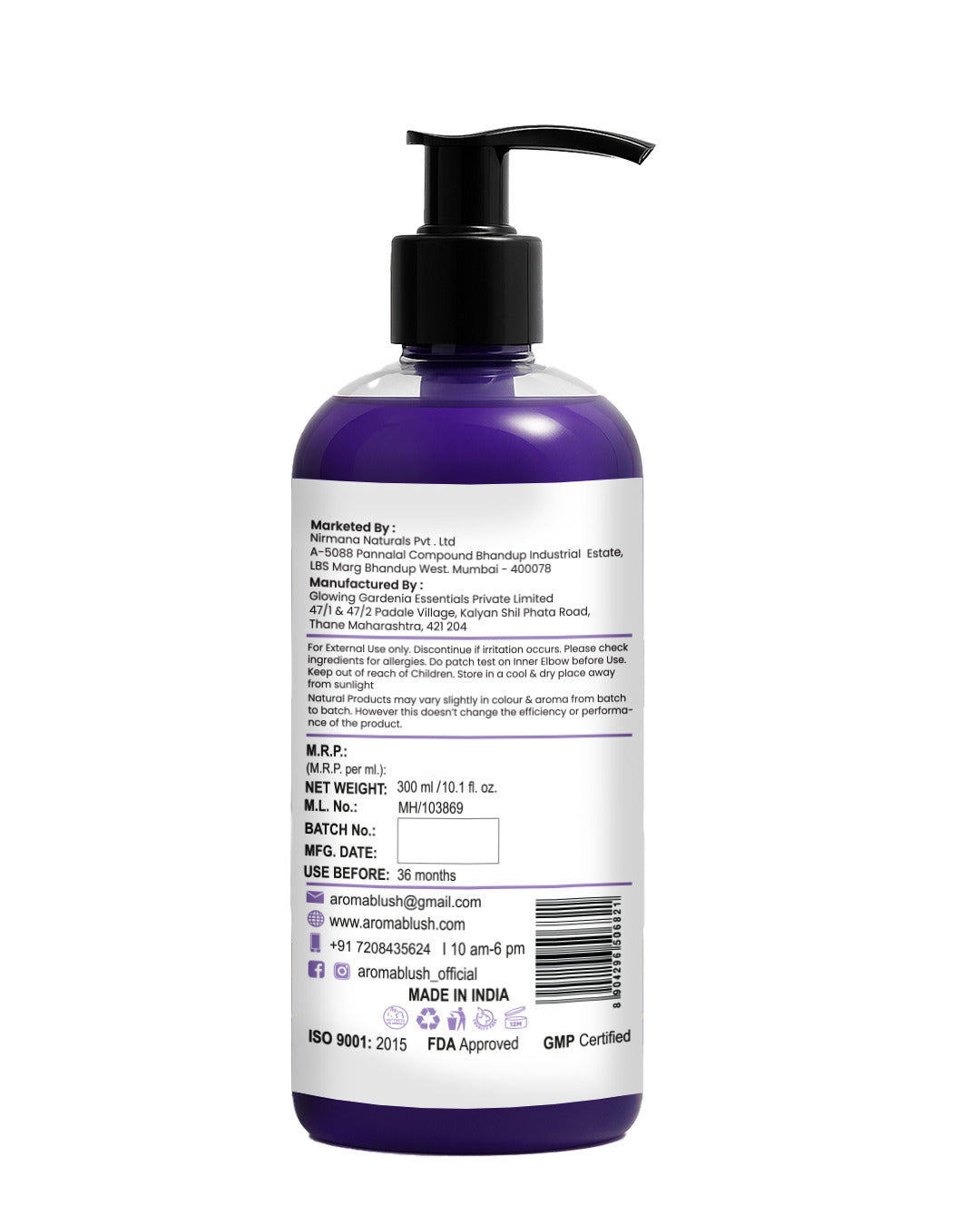 AROMABLUSH Lavender Dream  Body lotion & shower gels duo's