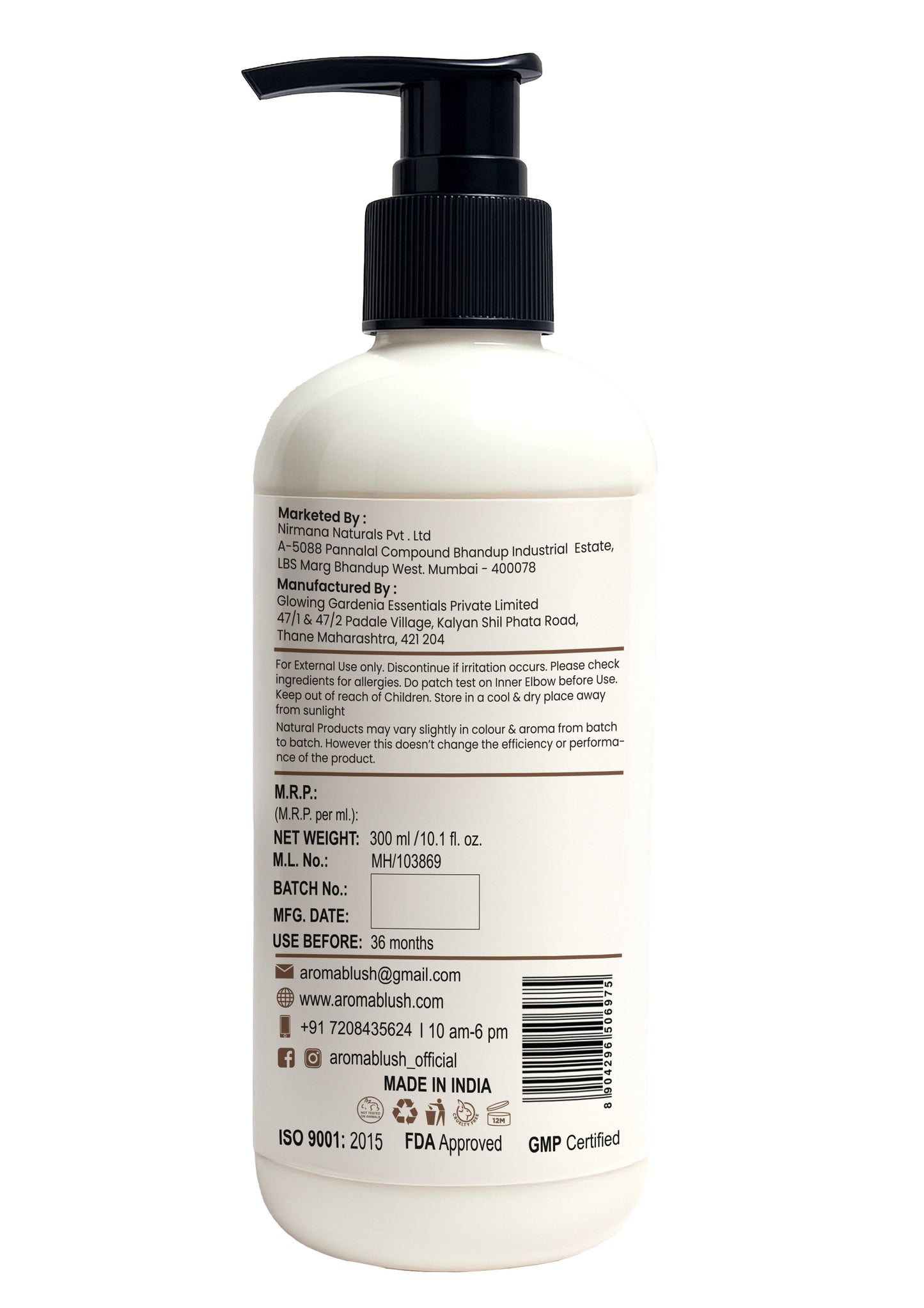 AROMABLUSH Morning Brew Revival  Body lotion & shower gels duo's