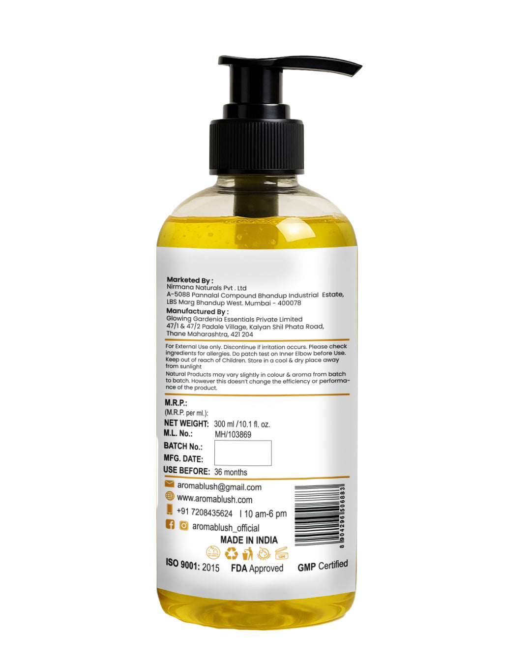 AROMABLUSH Glowing Argan Bliss  Body lotion & shower gels duo's