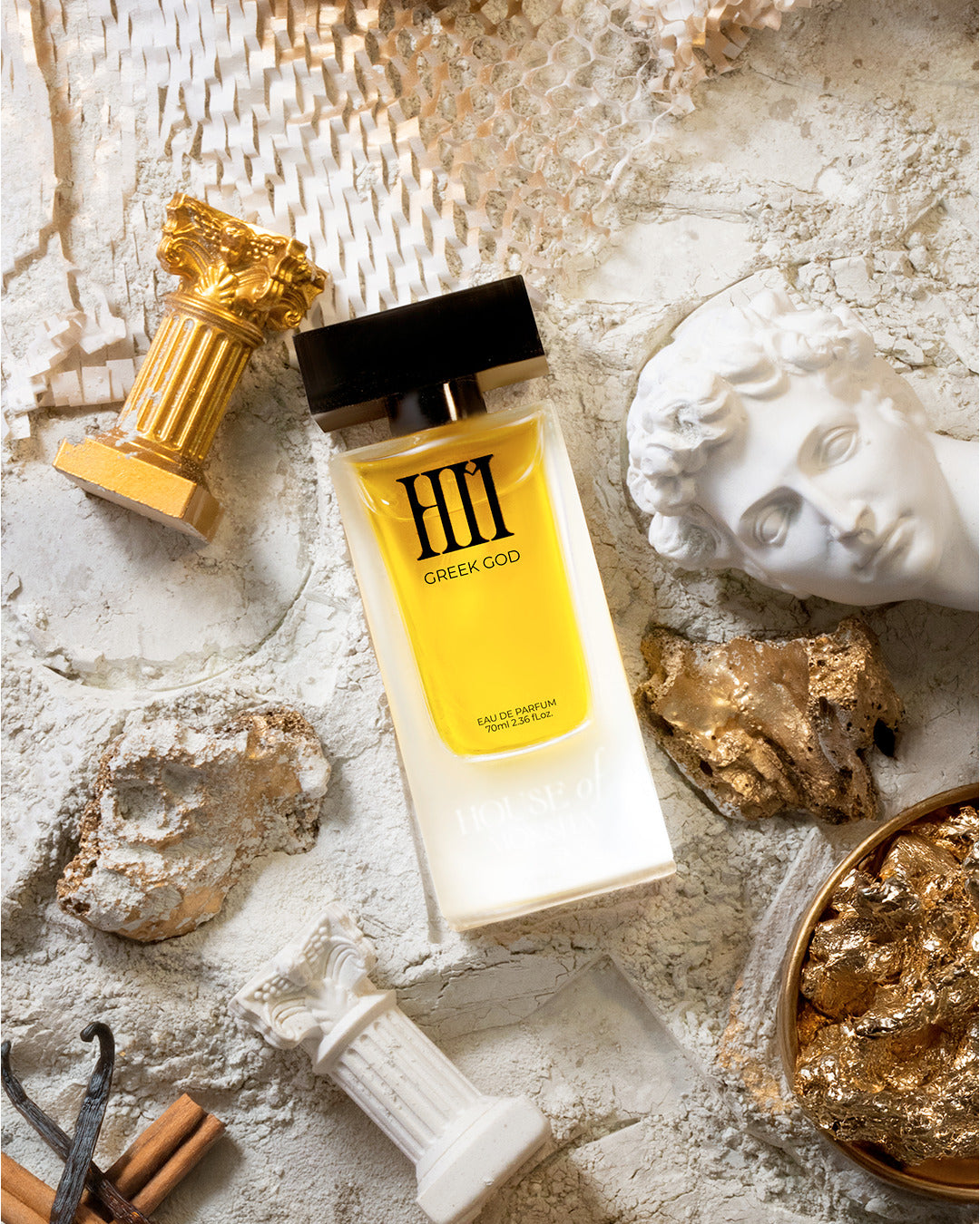 House of Moksha Greek God and Aqua Terra Oud Eau De Parfum (70ml each) I Unisex HOM Fragrance set for Men and Women I Long lasting and made with clean ingredients I Ideal Perfumes for Diwali Gift