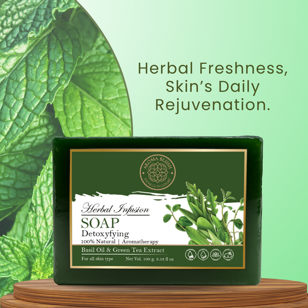 AROMABLUSH Hydrating Aloe Oasis & Herbal Infusion Combo Soap