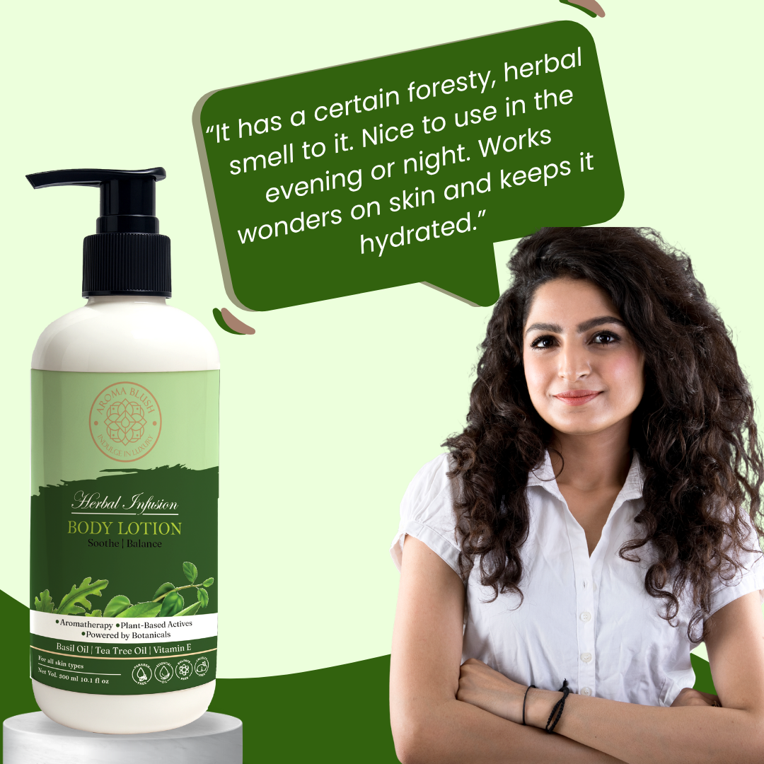 AROMA BLUSH Herbal Infusion body lotion 300ML