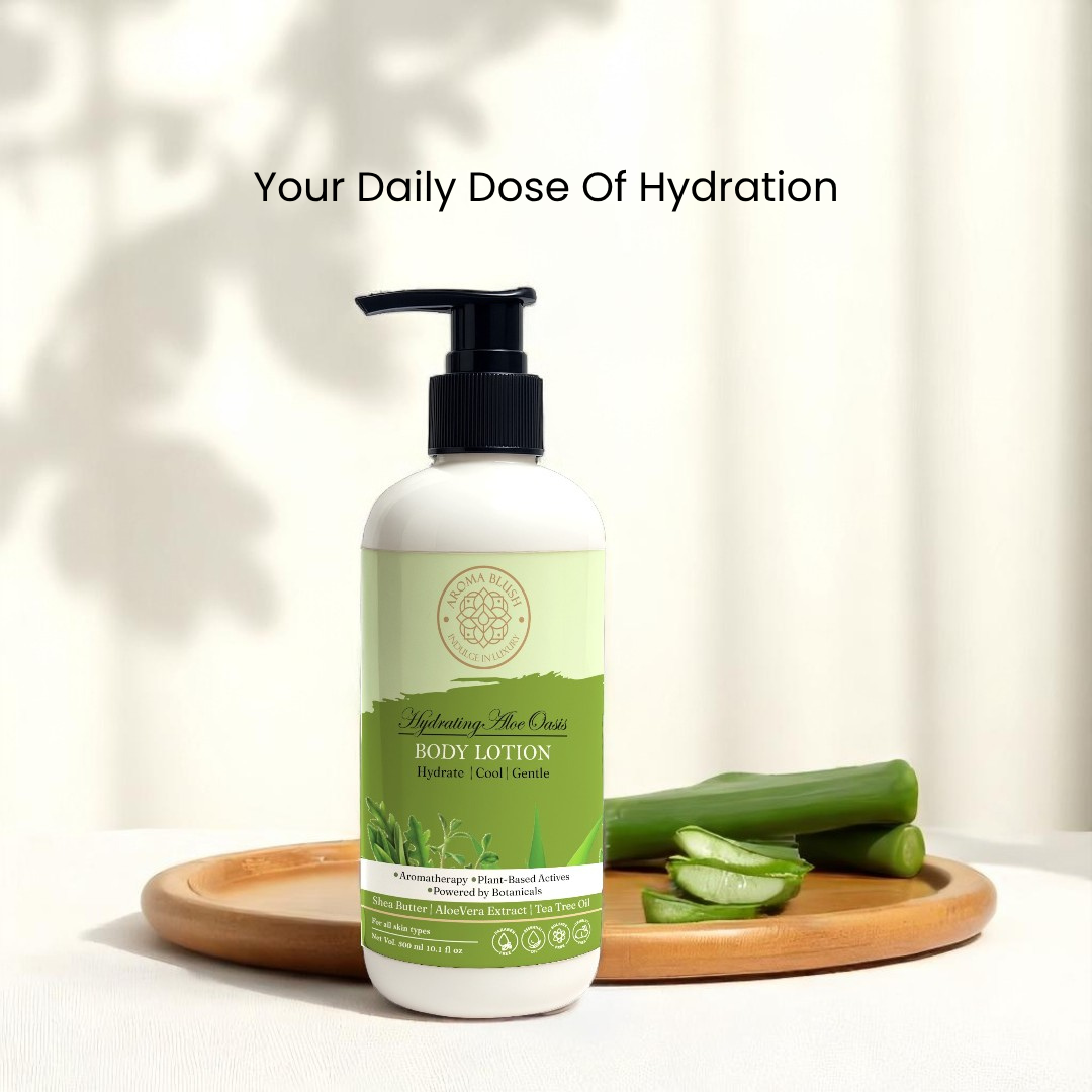 AROMA BLUSH Hydrating Aloe Oasis body lotion 300ML