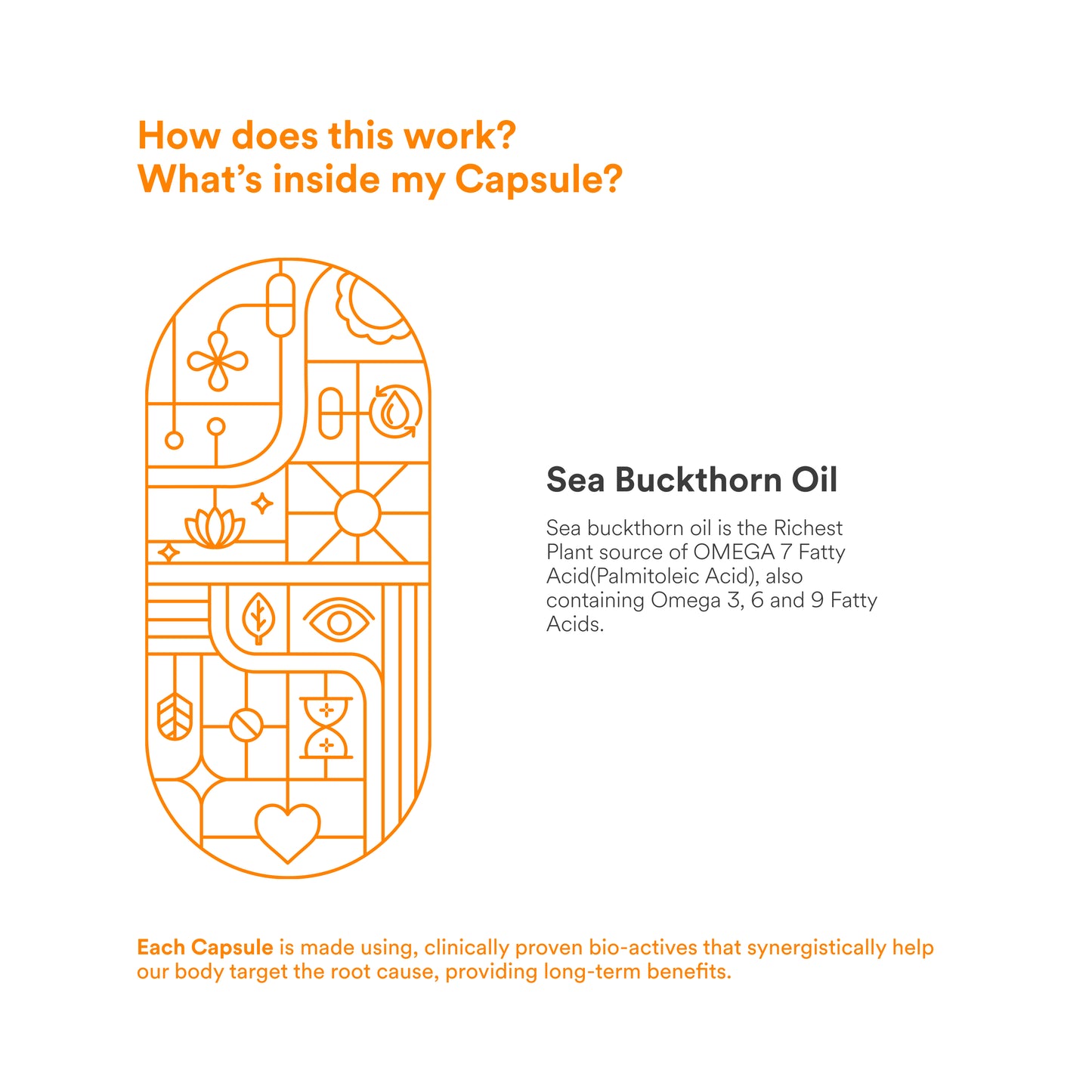 Origins Nutra Sea Buckthorn Oil |Reduce Wrinkles & Pigmentation, Supports Skin Hydration & Elasticity | Sea Buckthorn Oil | GMP Certified | For Men & Women | 28 Capsules