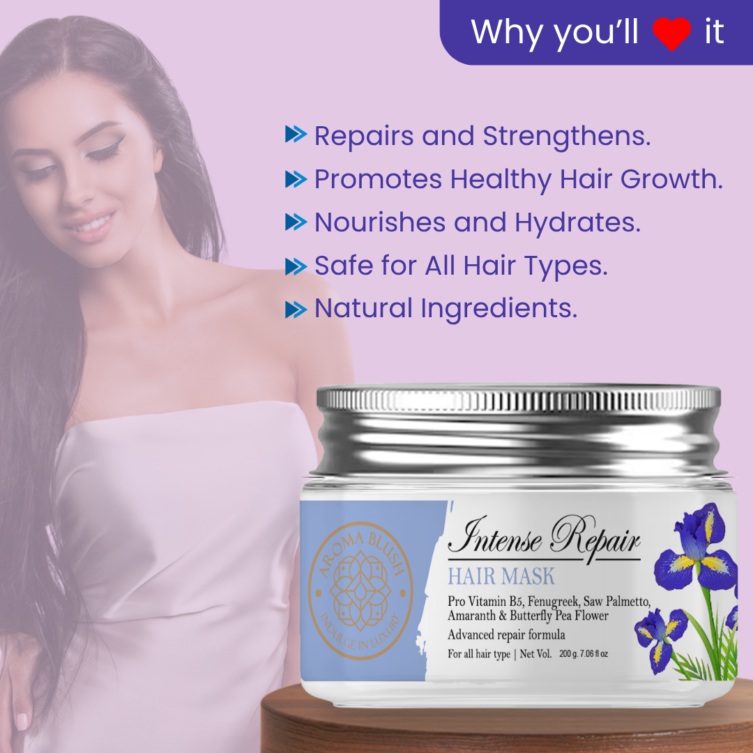AROMA BLUSH Intense Repair Hair Mask 200gms